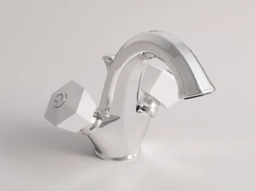 BIANCA - Countertop 1 hole washbasin tap with automatic pop-up waste by Park Avenue - view 2